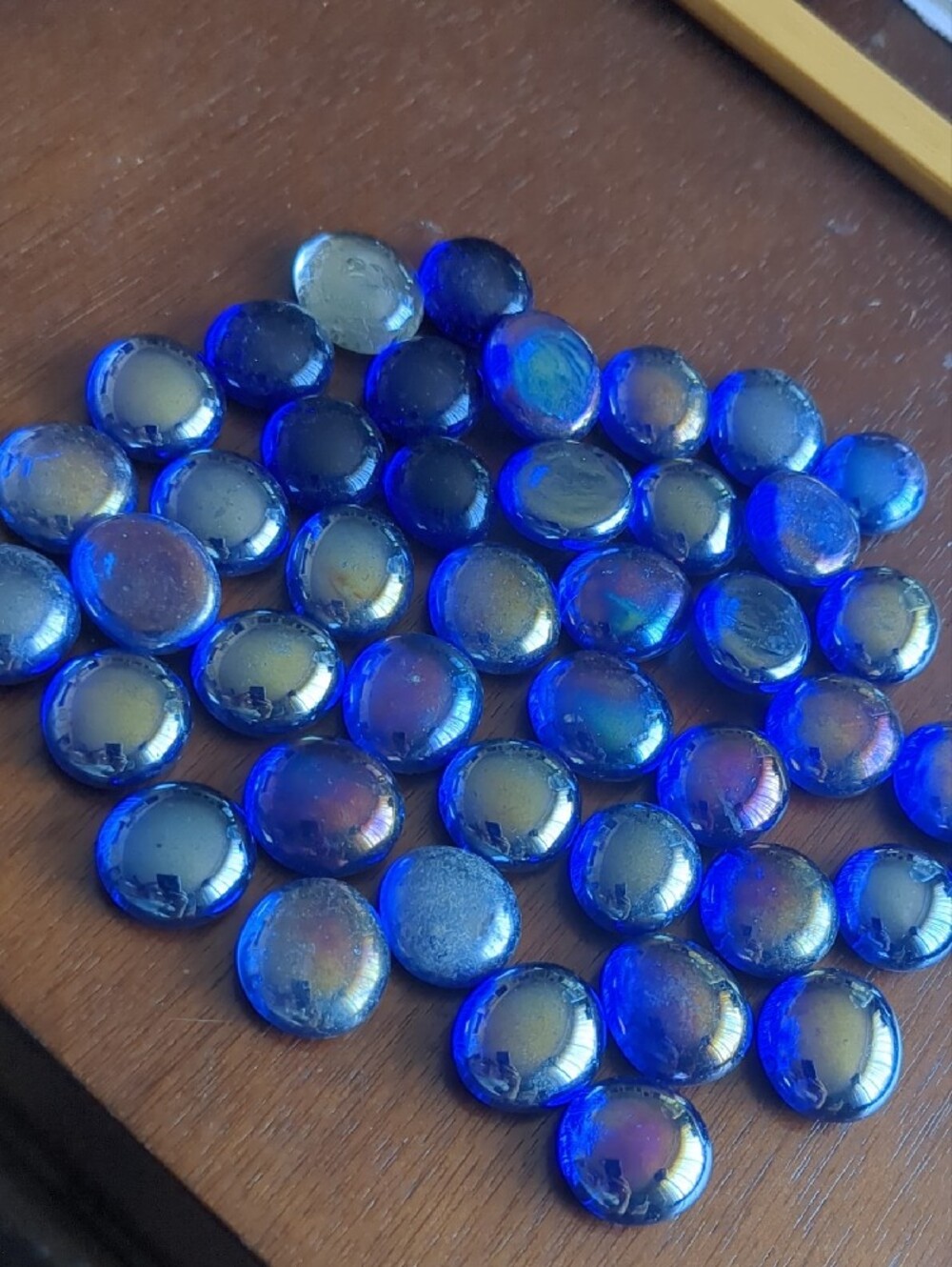 Cobalt Iridescent Bundle Glass Gems